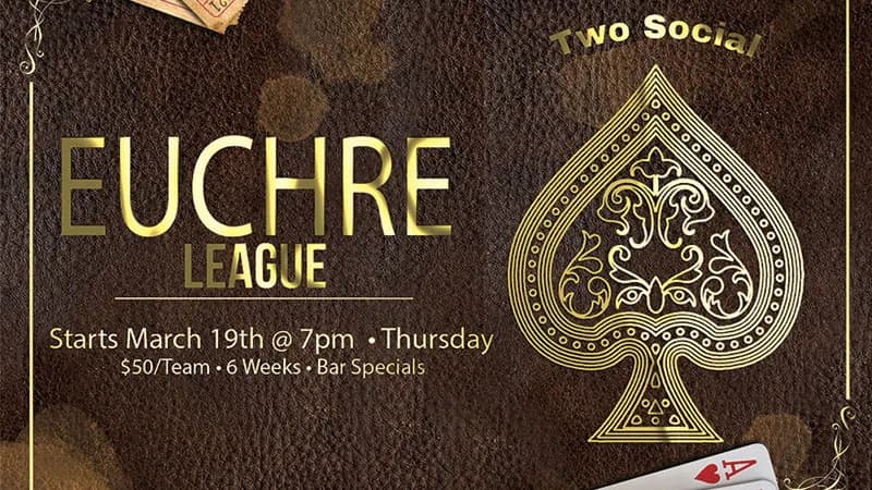Two Social Euchre League at Two Social