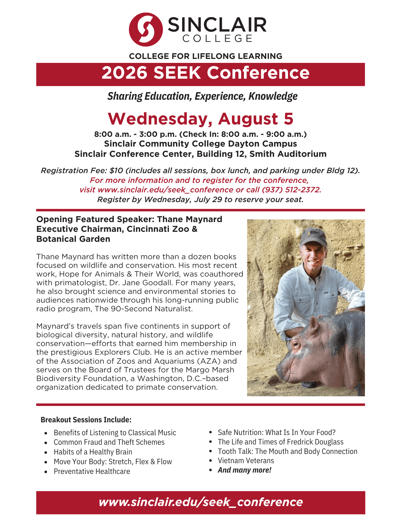 SEEK Conference 2026 in Dayton